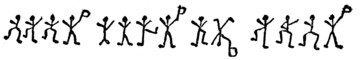 Picture of various dancing men